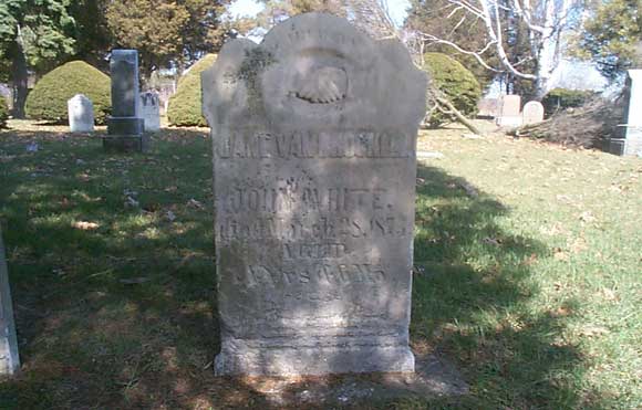 Jane VanBrocklin, wife of John White