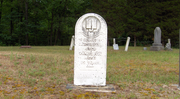James Derrickson's cemetery stone