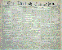 British Canadian newspaper