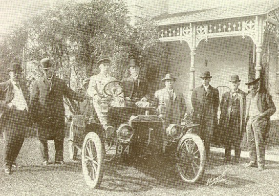 1907 Norfolk's First Car. Large image, please wait...