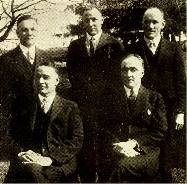 Five Sons of Mr. & Mrs. Charles Mason. Large image, please wait....