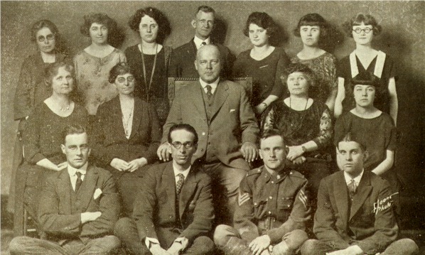 Staff of G.C. Murdoch Company Limited. Large image, please wait...